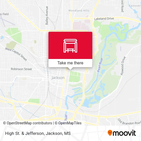 High St. & Jefferson map