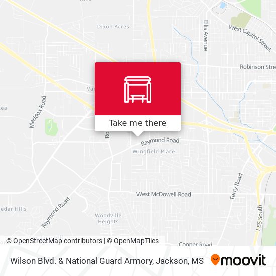 Mapa de Wilson Blvd. & National Guard Armory
