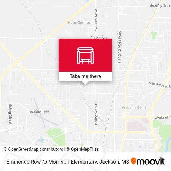 Mapa de Eminence Row @ Morrison Elementary