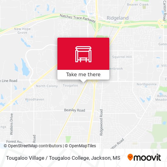 Tougaloo Village / Tougaloo College map