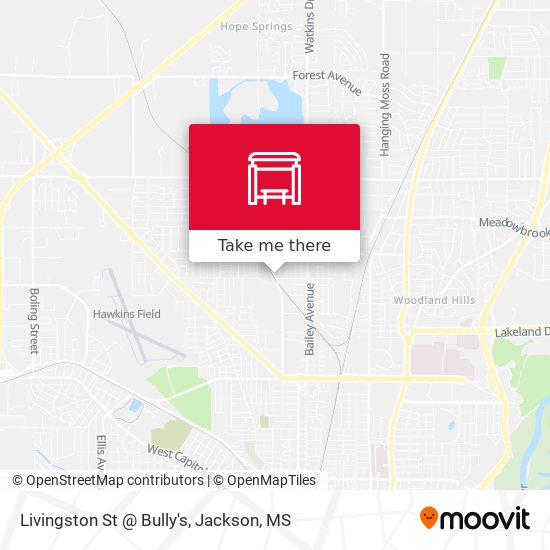Livingston St @ Bully's map