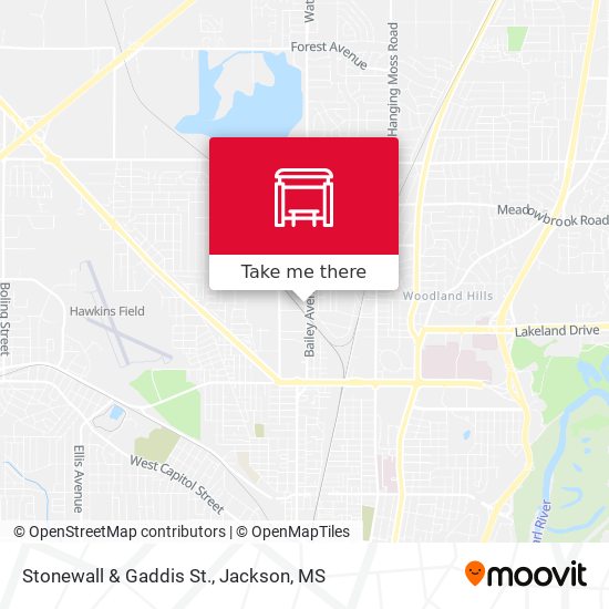 Stonewall & Gaddis St. map