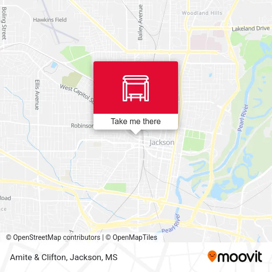 Mapa de Amite & Clifton