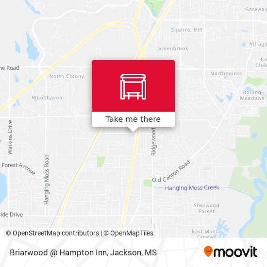 Mapa de Briarwood @ Hampton Inn
