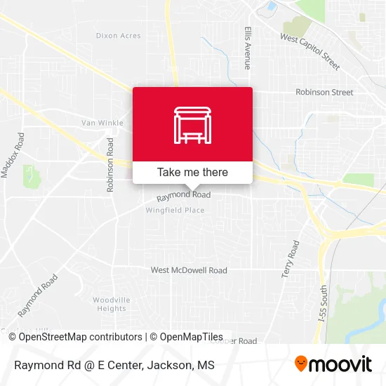 Mapa de Raymond Rd @ E Center