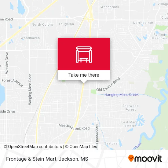 Frontage & Stein Mart map