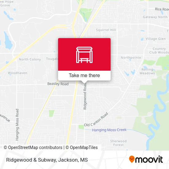 Mapa de Ridgewood & Subway