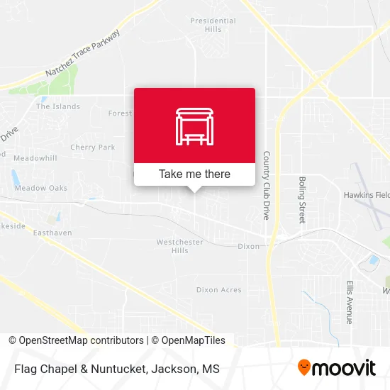 Flag Chapel & Nuntucket map