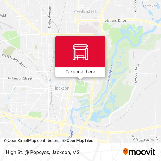 Mapa de High St. @ Popeyes
