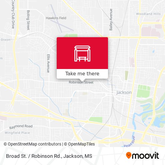 Mapa de Broad St. / Robinson Rd.