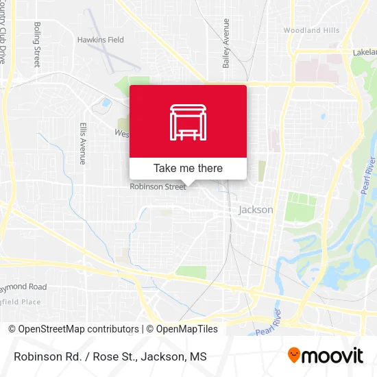 Mapa de Robinson Rd. / Rose St.