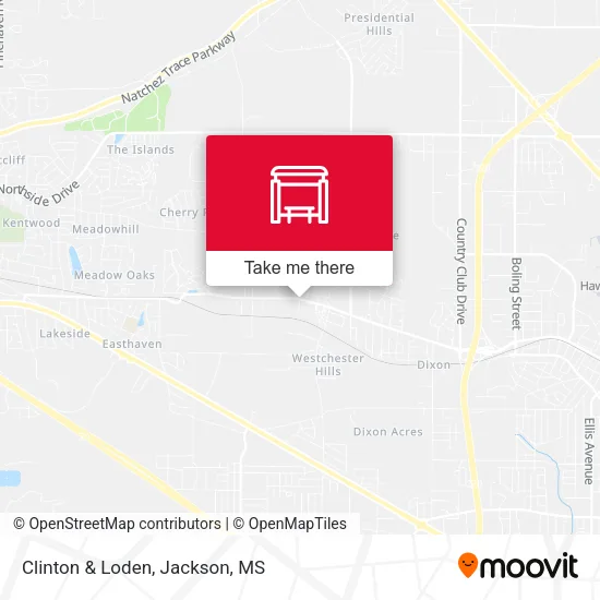 Clinton & Loden map
