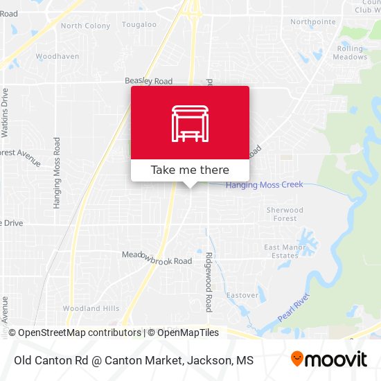 Old Canton Rd @ Canton Market map