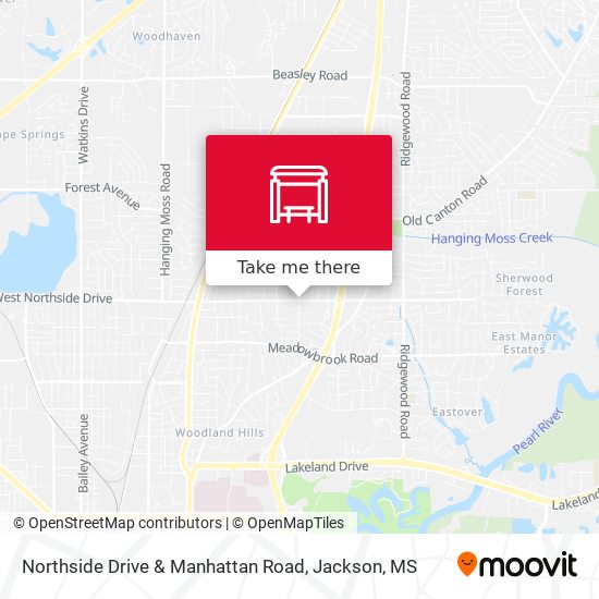 Northside Drive & Manhattan Road map