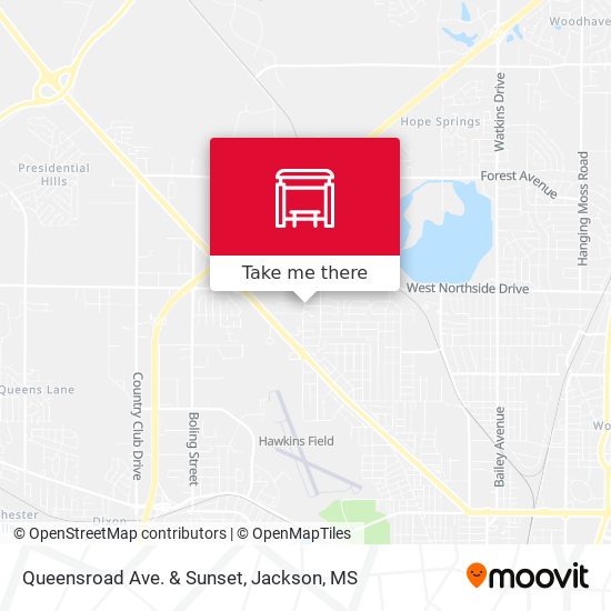 Mapa de Queensroad Ave. & Sunset