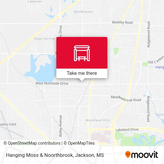 Hanging Moss & Noorthbrook map