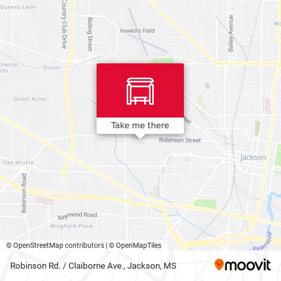 Robinson Rd. / Claiborne Ave. map