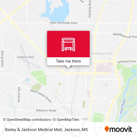 Bailey & Jackson Medical Mall map
