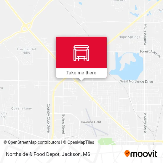 Northside & Food Depot map