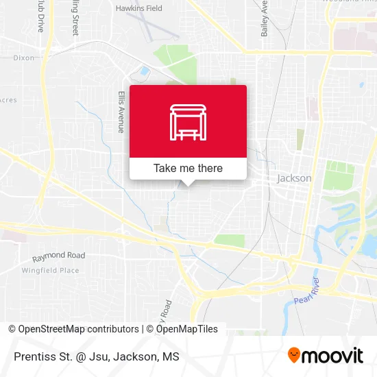 Mapa de Prentiss St. @ Jsu