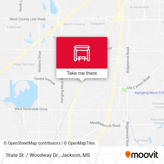 State St. / Woodway Dr. map