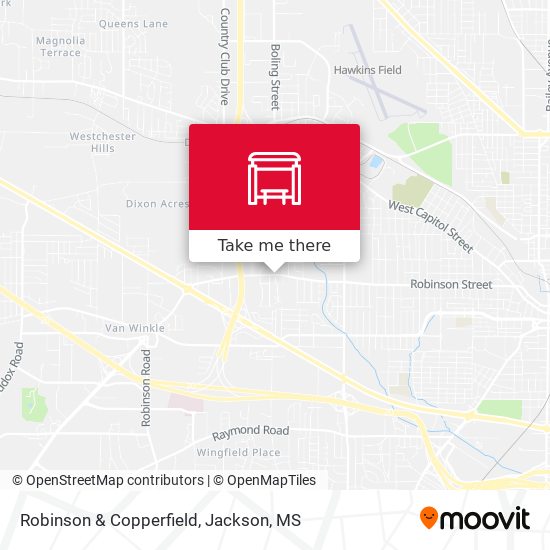 Robinson & Copperfield map