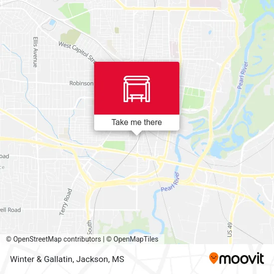 Mapa de Winter & Gallatin