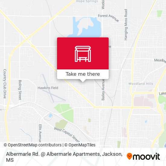 Albermarle Rd. @ Albermarle Apartments map