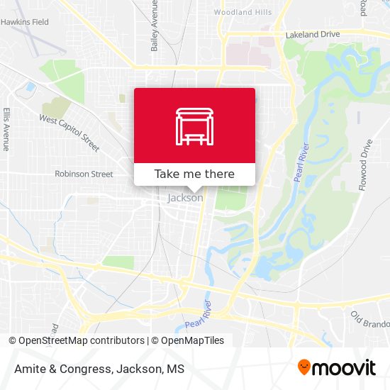 Mapa de Amite & Congress