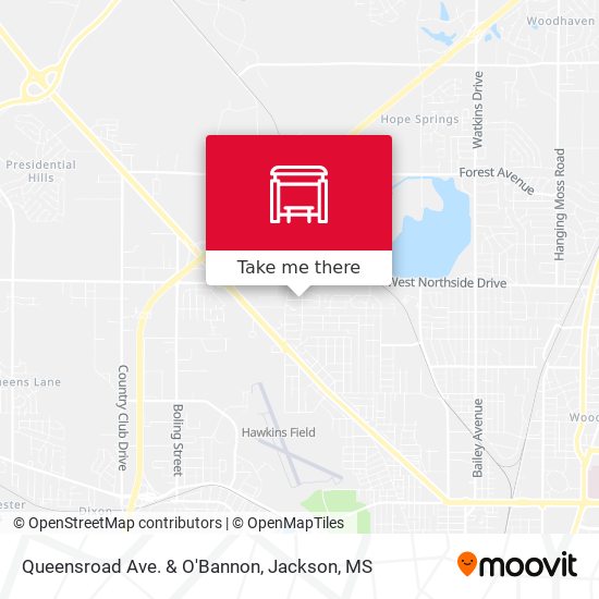 Queensroad Ave. & O'Bannon map