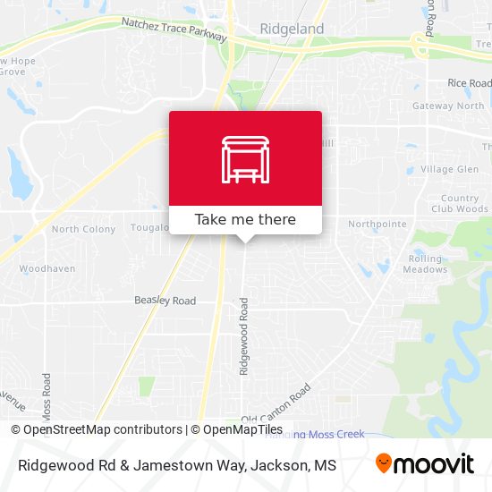 Mapa de Ridgewood Rd & Jamestown Way