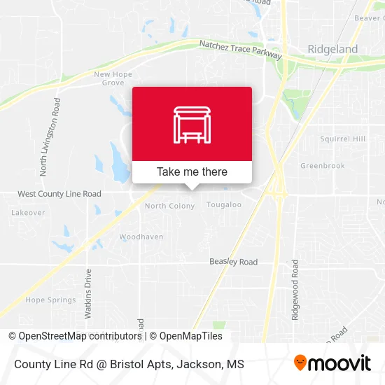 Mapa de County Line Rd @ Bristol Apts