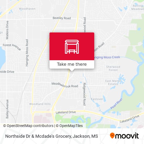 Mapa de Northside Dr & Mcdade's Grocery
