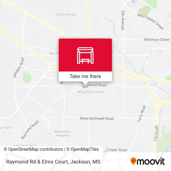 Mapa de Raymond Rd & Elms Court