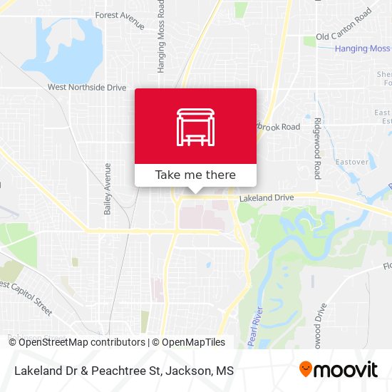 Mapa de Lakeland Dr & Peachtree St