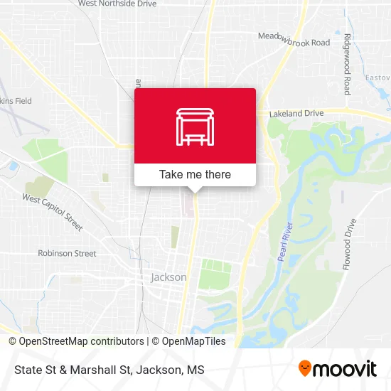 State St & Marshall St map