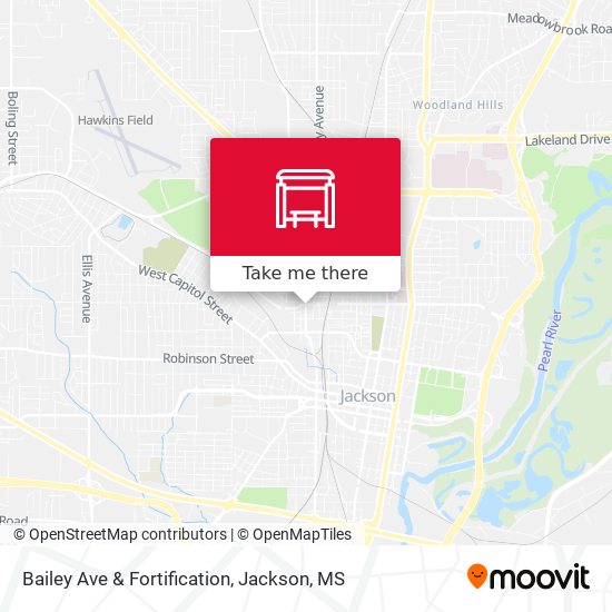 Bailey Ave & Fortification map