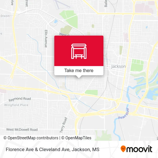 Mapa de Florence Ave & Cleveland Ave
