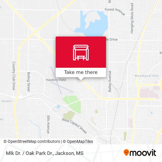 Mapa de Mlk Dr. / Oak Park Dr.