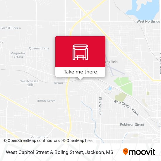 Mapa de West Capitol Street & Boling Street