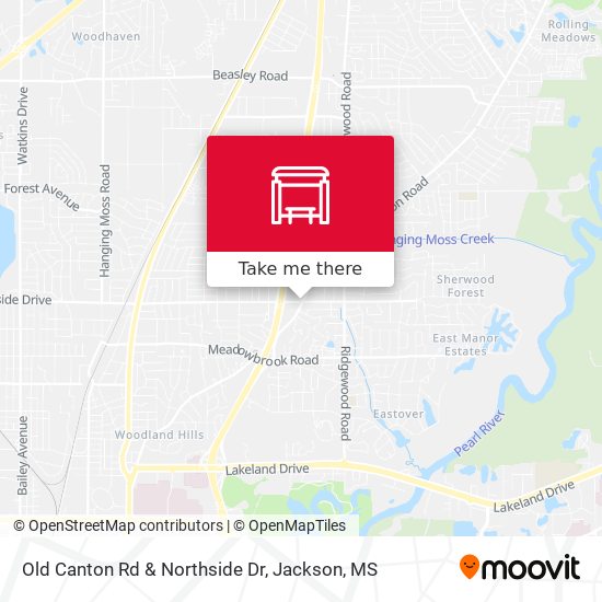 Mapa de Old Canton Rd & Northside Dr