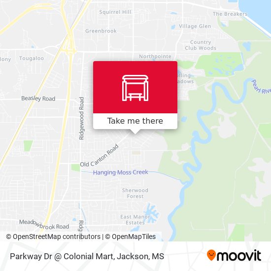 Parkway Dr @ Colonial Mart map