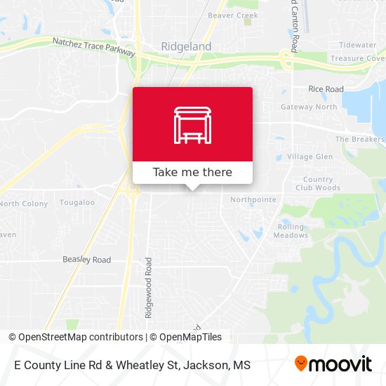 E County Line Rd & Wheatley St map