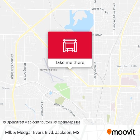 Mlk & Medgar Evers Blvd map