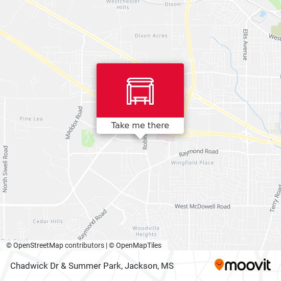 Chadwick Dr & Summer Park map