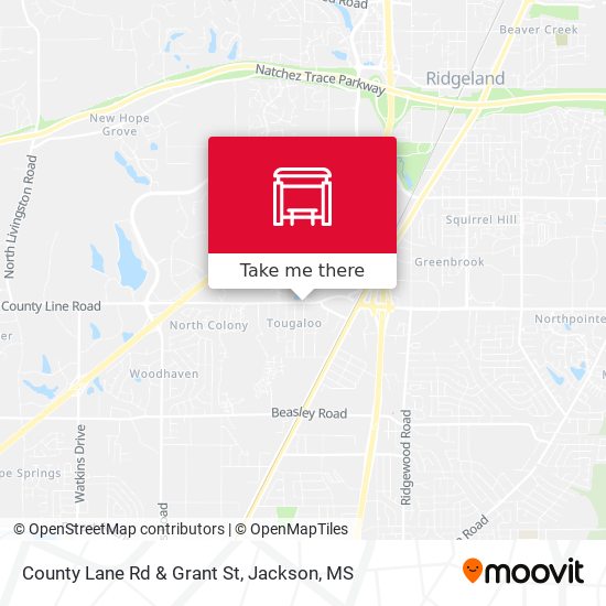 County Lane Rd & Grant St map