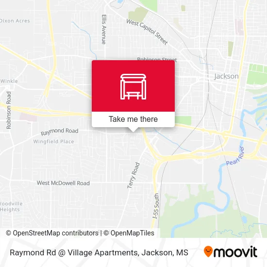 Mapa de Raymond Rd @ Village Apartments