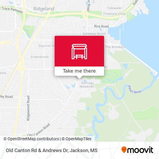 Mapa de Old Canton Rd & Andrews Dr