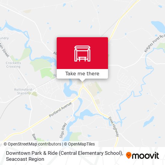 Downtown Park & Ride (Central Elementary School) map