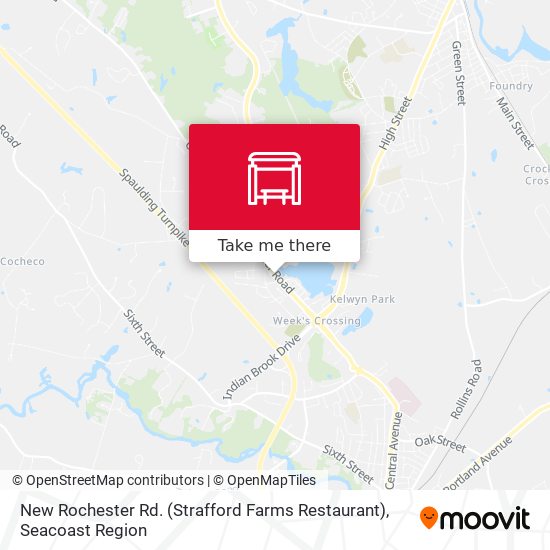 Mapa de New Rochester Rd. (Strafford Farms Restaurant)